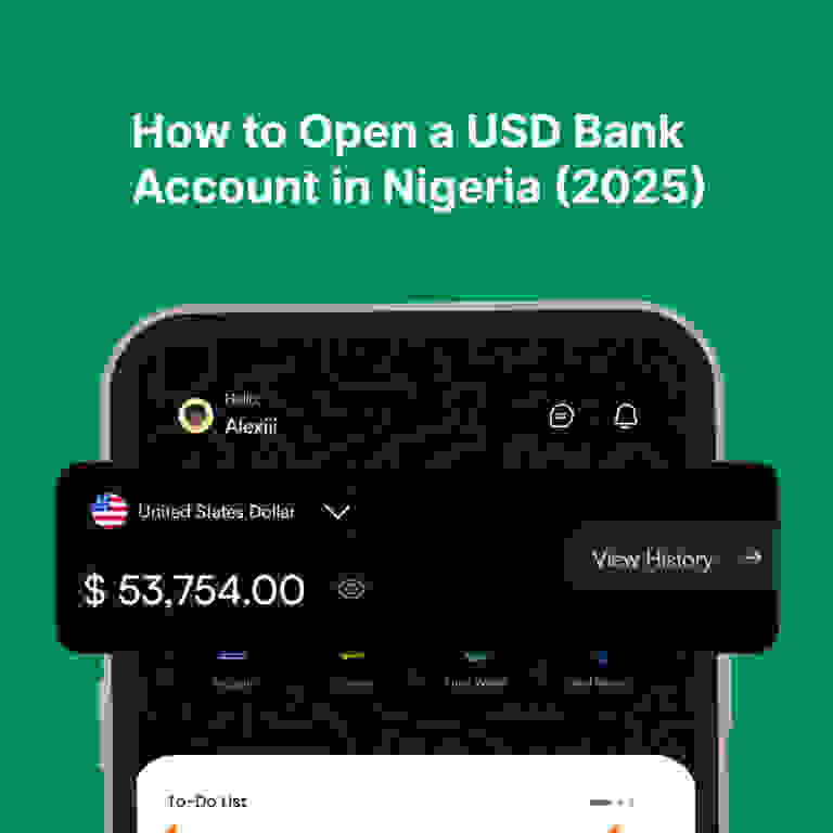 USD Bank Account in Nigeria