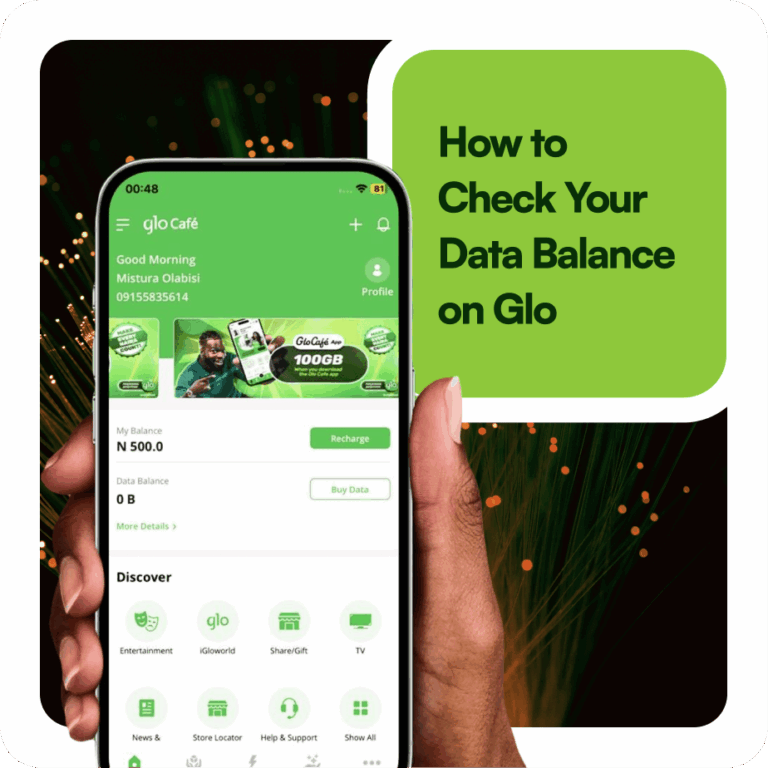 How to Check Your Data Balance on Glo