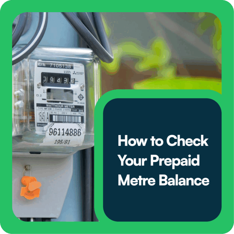 How to check your prepaid metre balance