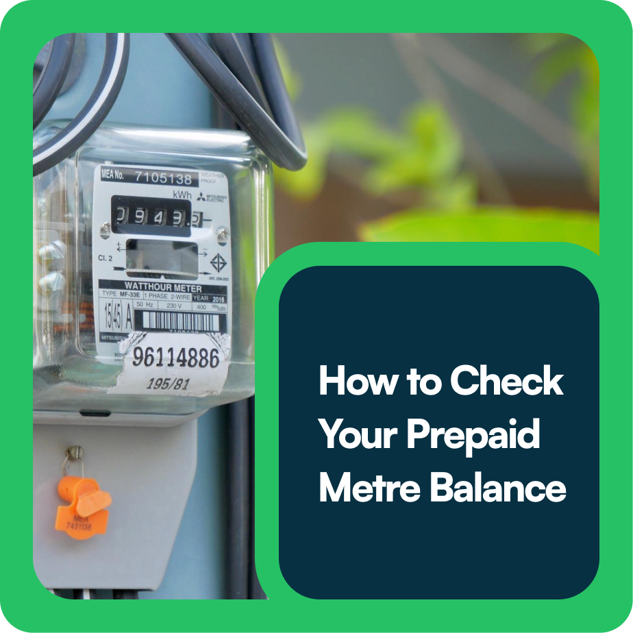 How to check your prepaid metre balance